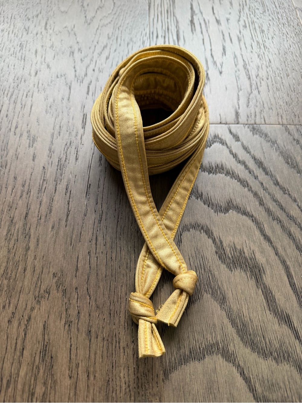 American Apparel Gold Wrap Belt